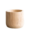 Pot - Hout lichtbruin - Pia pot - S - H17 W19