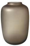 Vaas glas - M - H35 W25 - Artic - Satin Taupe